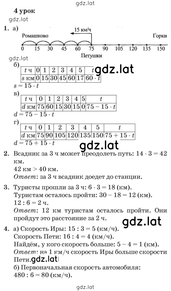 Решение задания № Урок 4 — страница 1