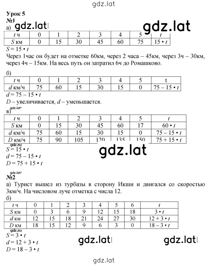 Решение задания № Урок 5 — страница 1
