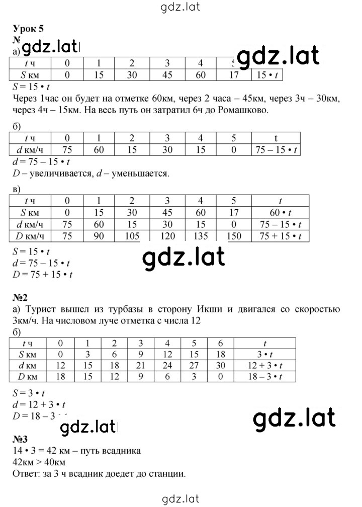 Решение задания № Урок 5 — страница 1