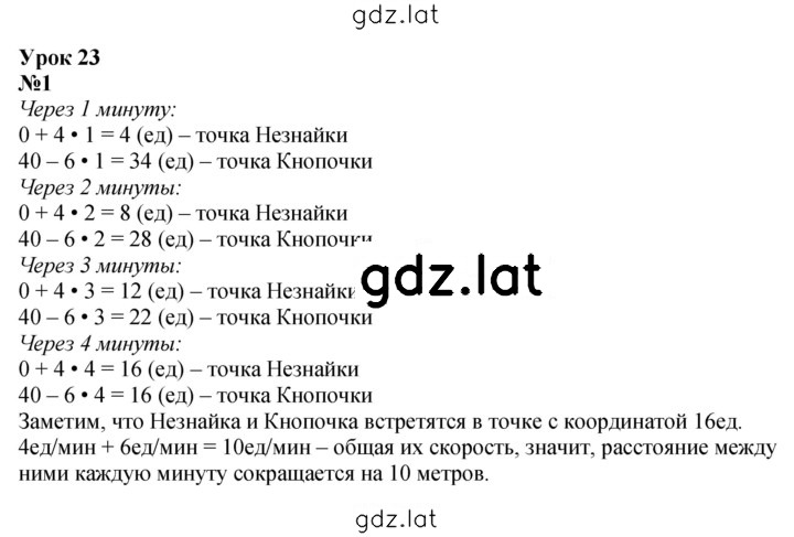 Решение задания № Урок 23 — страница 1