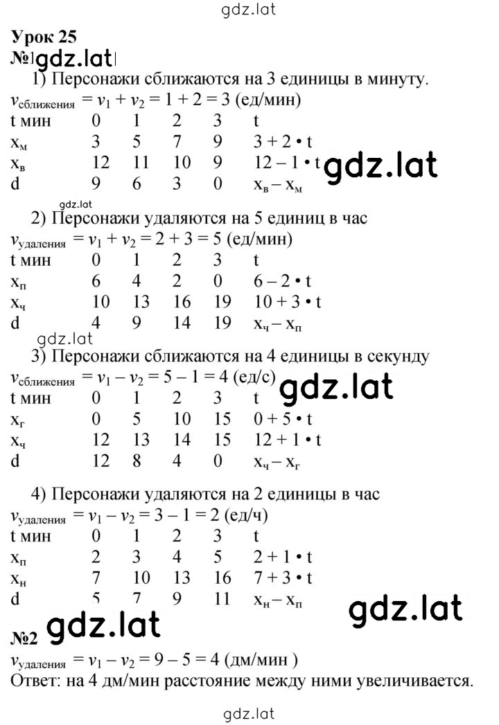 Решение задания № Урок 25 — страница 1