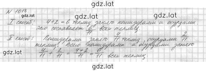 Решение задания № 1013 (164) — страница 1