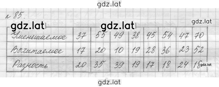 Решение задания № 85 (85) — страница 1
