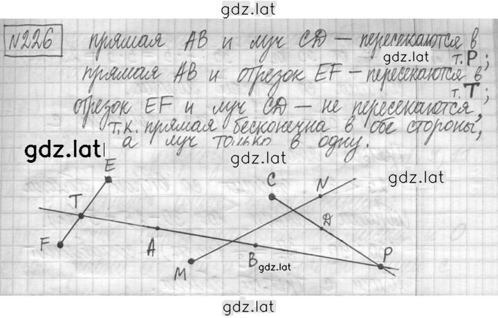 Решение задания № 226 — страница 1