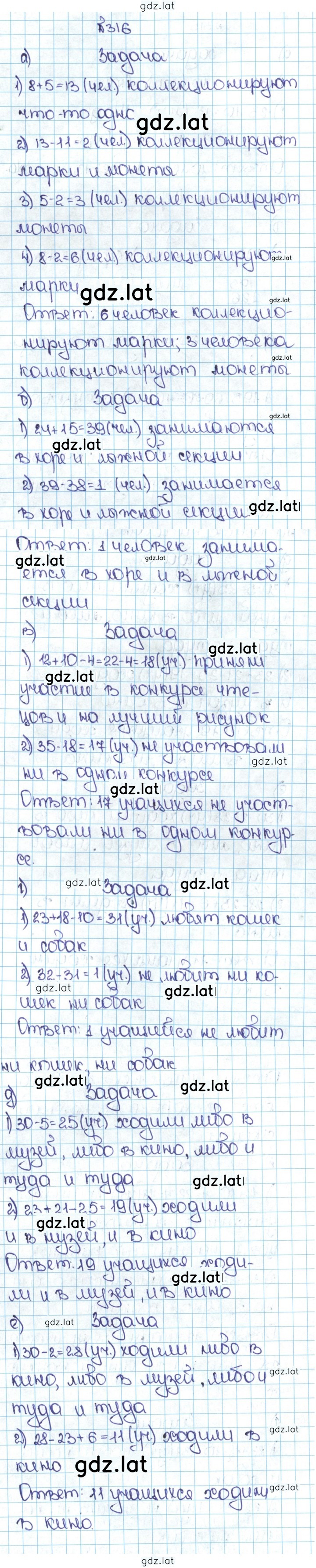 Решение задания № 1.316 (316) — страница 1