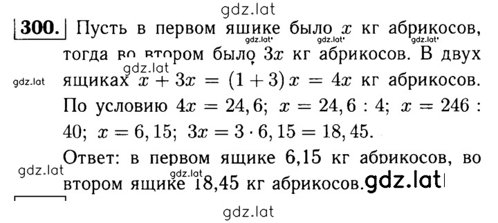 Решение задания № 300 — страница 1