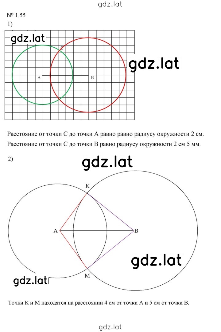 Решение задания № 1.55 (55) — страница 1