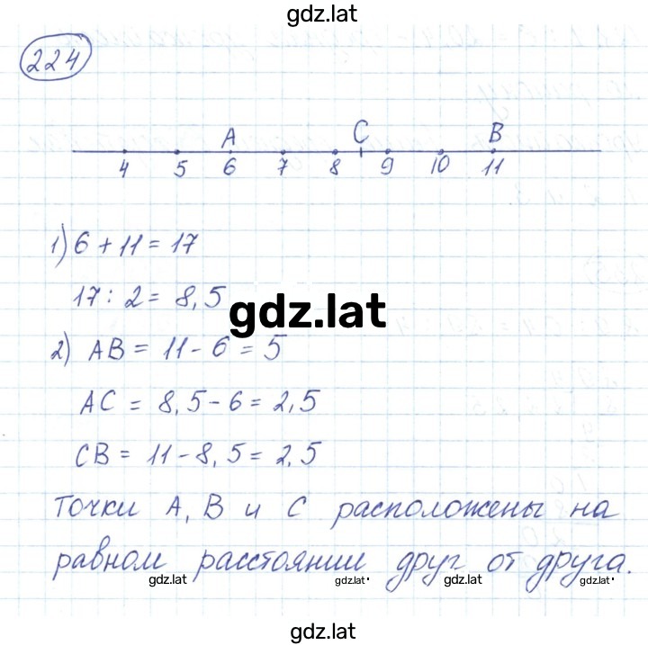 Решение задания № 224 — страница 1