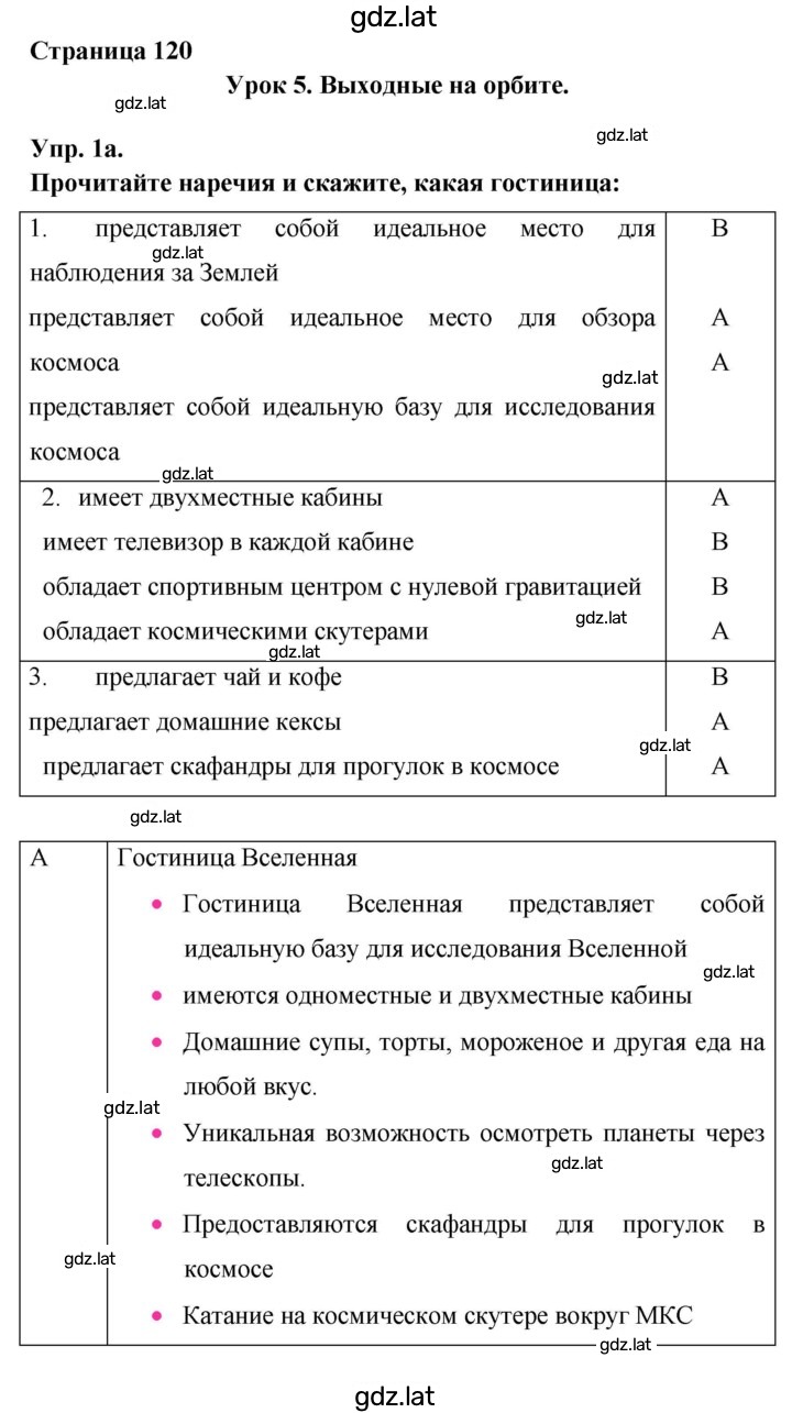 Решение задания № 120 — страница 1