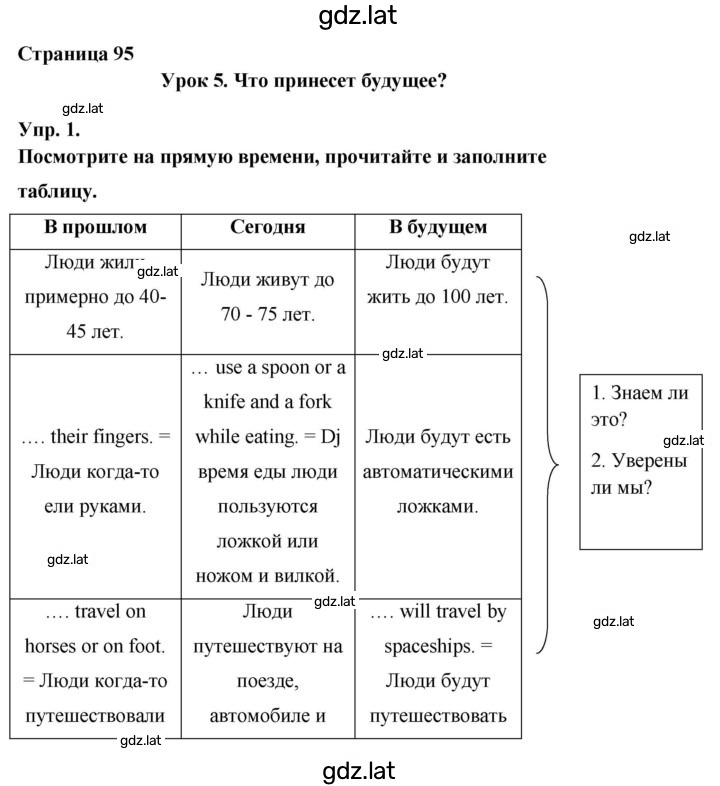 Решение задания № 95 — страница 1