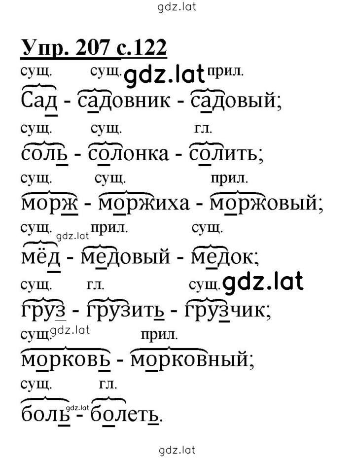 Решение задания № 207 — страница 1