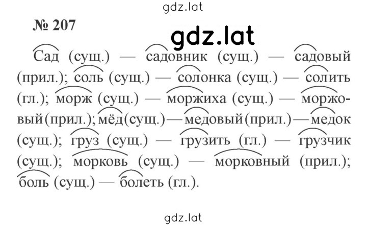 Решение задания № 207 — страница 1