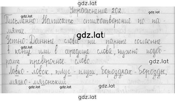 Решение задания № 202 — страница 1