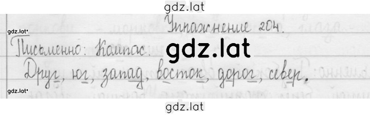 Решение задания № 204 — страница 1