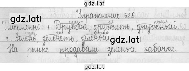 Решение задания № 525 — страница 1