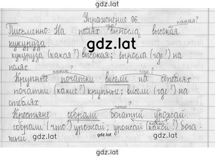 Решение задания № 96 — страница 1