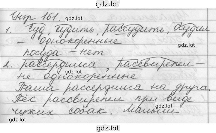 Решение задания № 161 — страница 1