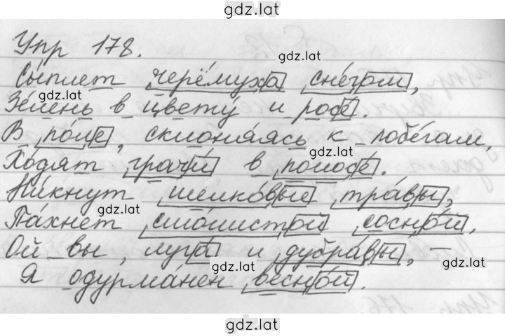Решение задания № 178 — страница 1