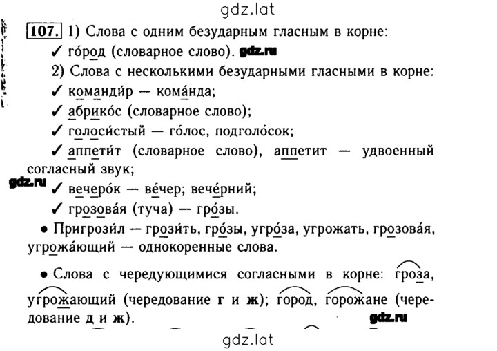 Решение задания № 107 — страница 1