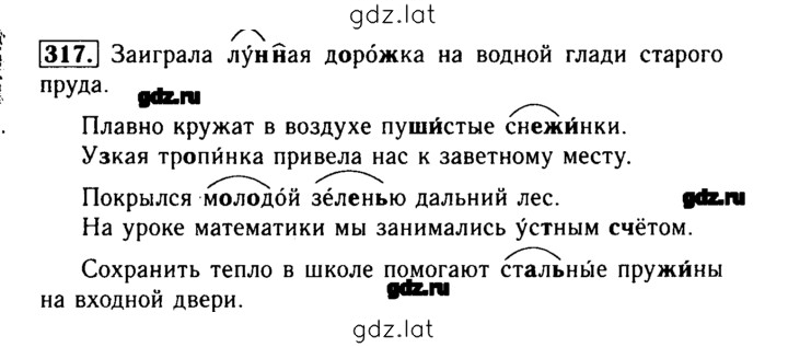 Решение задания № 317 — страница 1