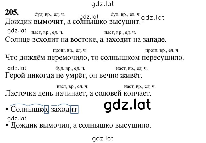 Решение задания № 205 — страница 1