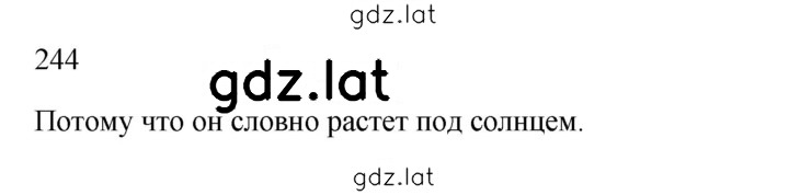 Решение задания № 244 — страница 1