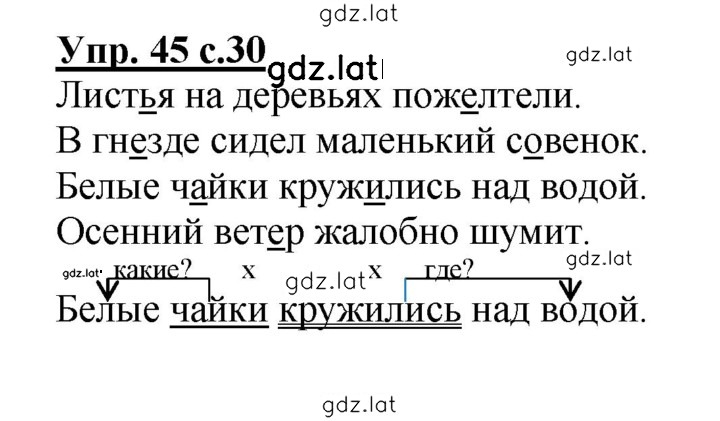Решение задания № 45 — страница 1