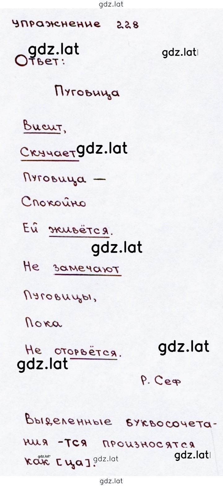 Решение задания № 228 — страница 1