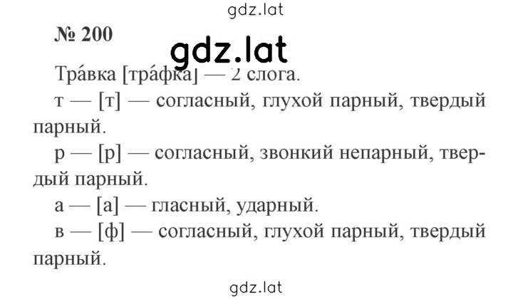 Решение задания № 200 — страница 1