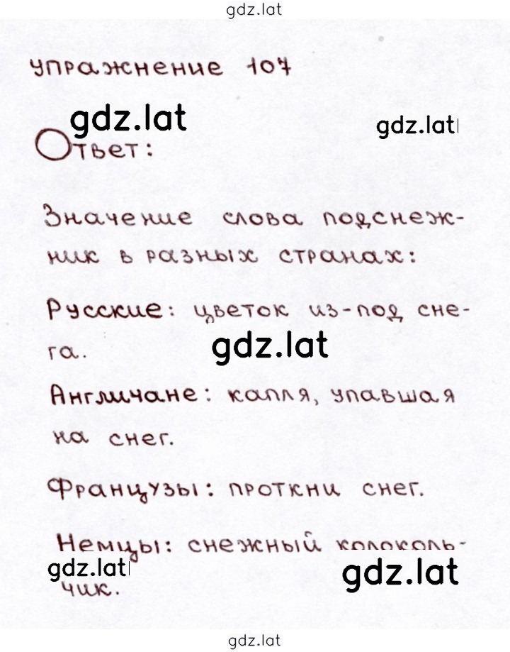 Решение задания № 107 — страница 1