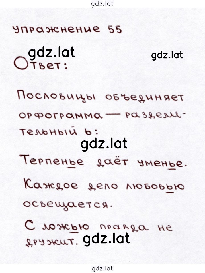 Решение задания № 55 — страница 1