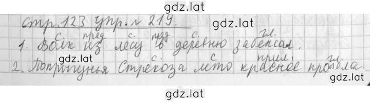 Решение задания № 219 — страница 1