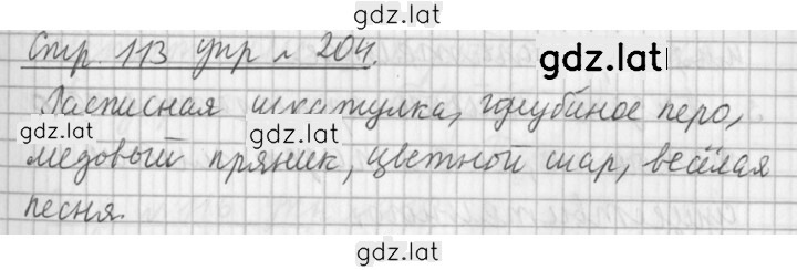 Решение задания № 204 — страница 1