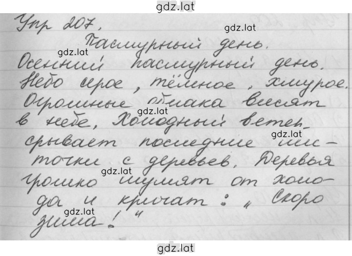 Решение задания № 207 — страница 1