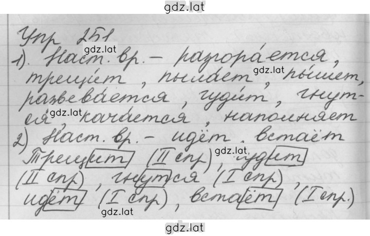 Решение задания № 251 — страница 1