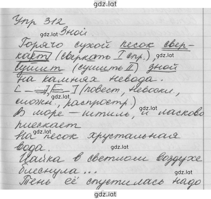 Решение задания № 312 — страница 1