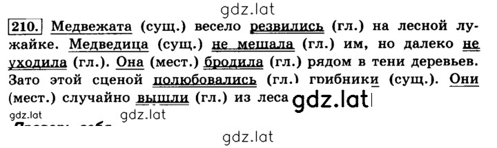 Решение задания № 210 — страница 1
