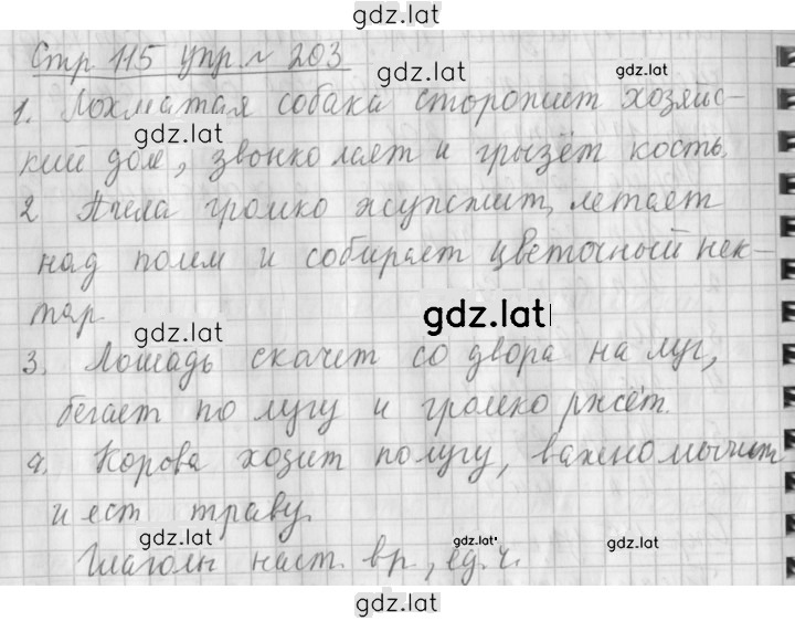 Решение задания № 203 — страница 1