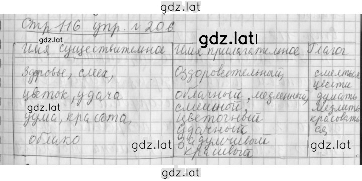 Решение задания № 206 — страница 1