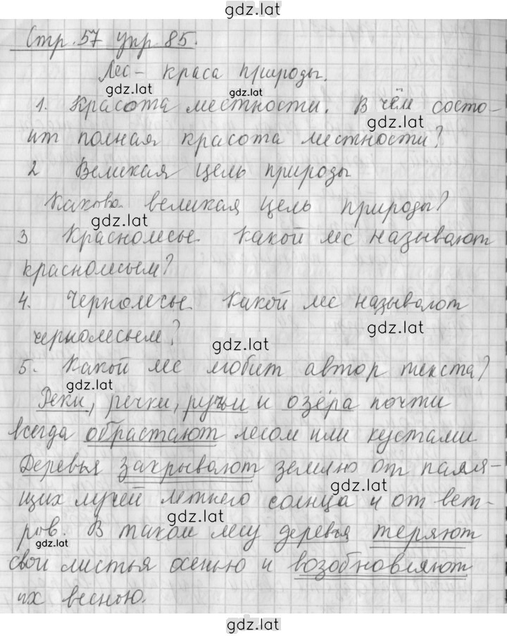 Решение задания № 85 — страница 1