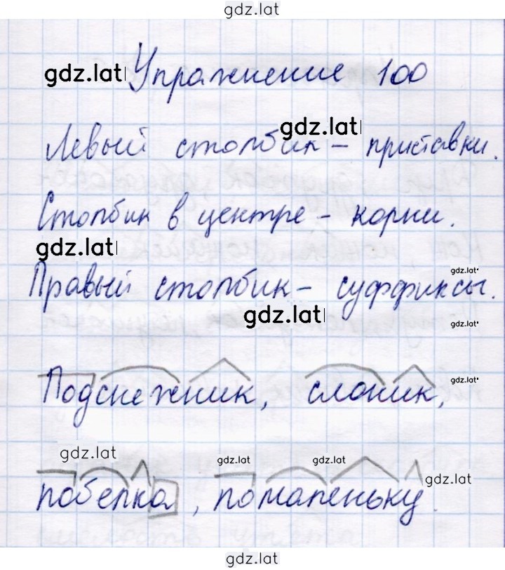 Решение задания № 100 — страница 1
