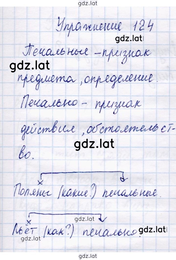Решение задания № 124 — страница 1