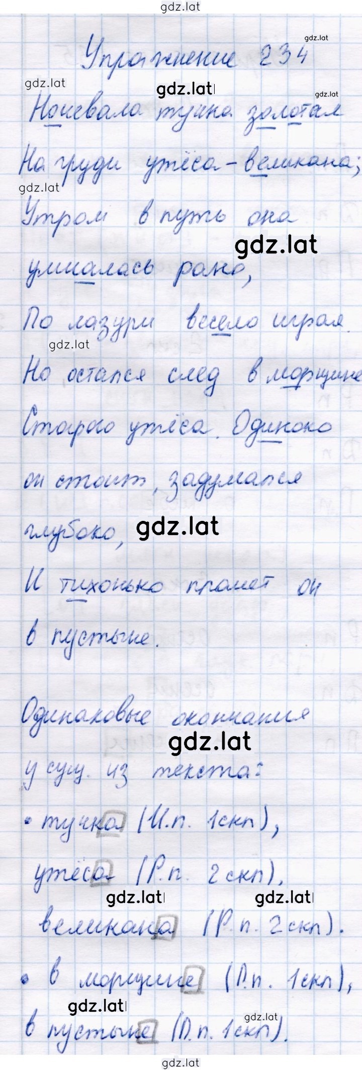 Решение задания № 234 — страница 1