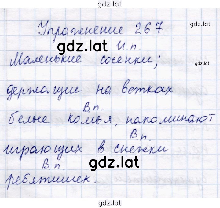 Решение задания № 267 — страница 1