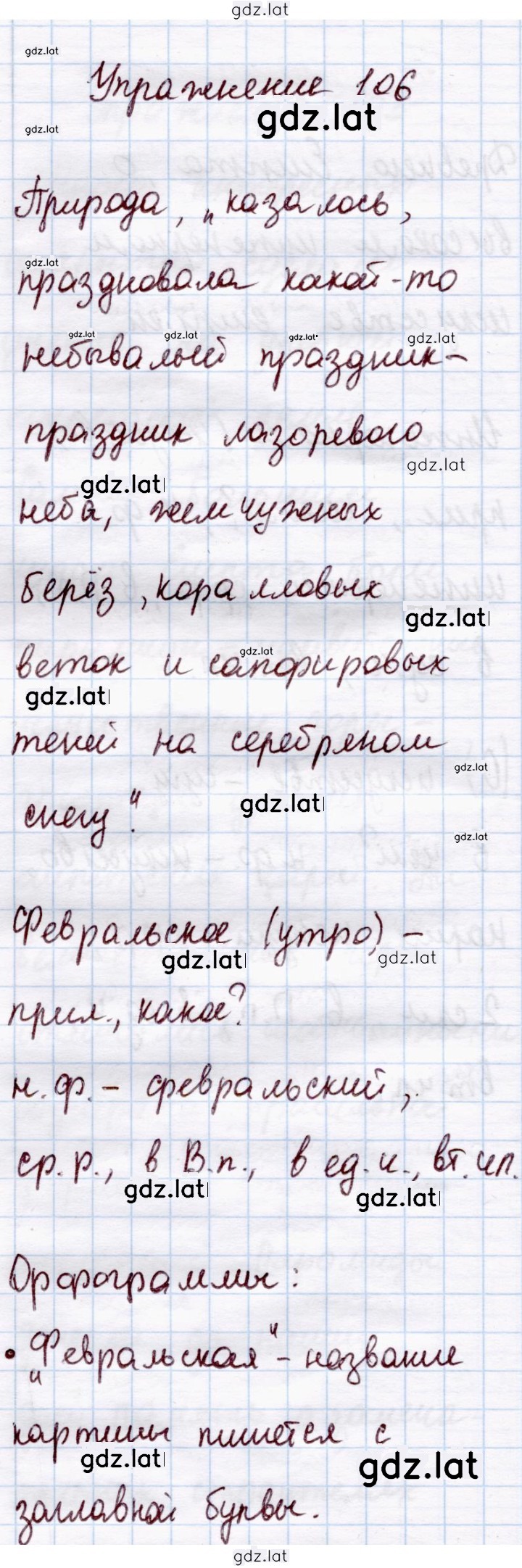 Решение задания № 106 — страница 1