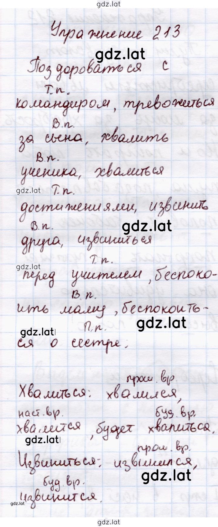 Решение задания № 213 — страница 1