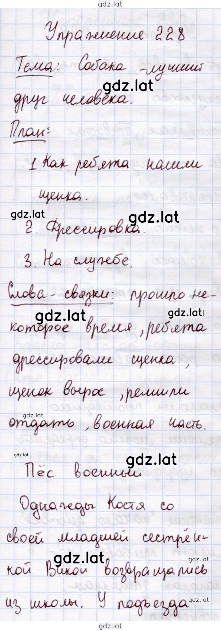 Решение задания № 228 — страница 1