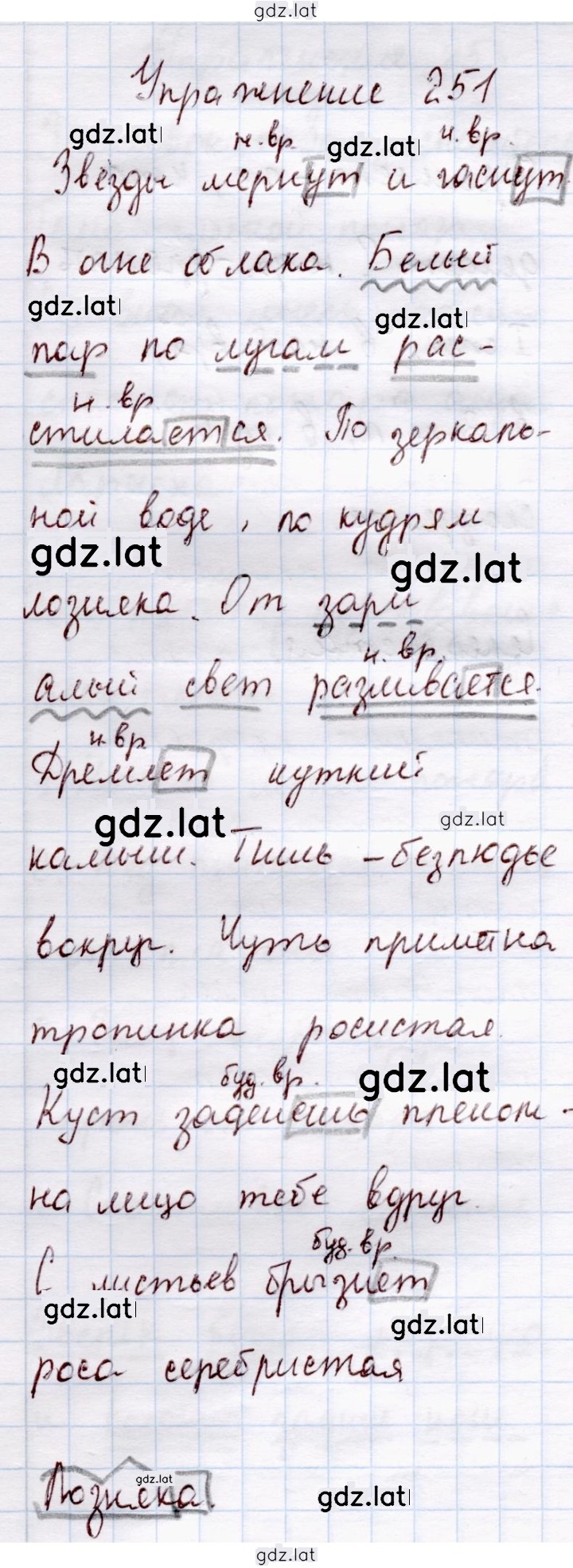 Решение задания № 251 — страница 1