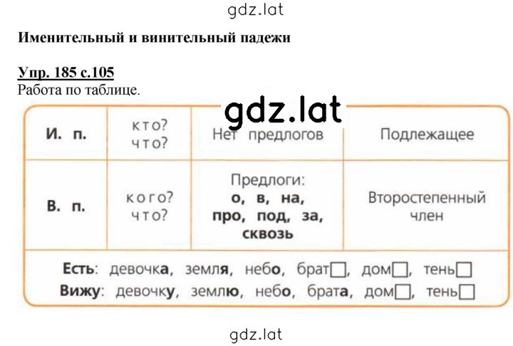 Решение задания № 185 — страница 1