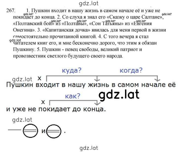 Решение задания № 267 — страница 1